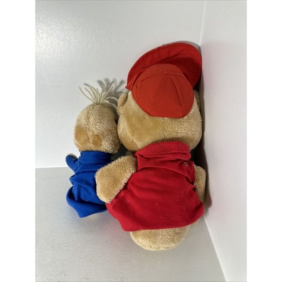 Alvin Chipmunks Pull String Talking 18" Plush Stuffed Ideal '83 - BROKEN STRINGS - Picture 3 of 3